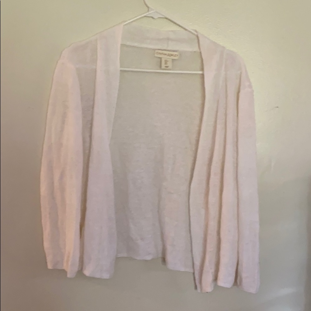 White open from cardigan